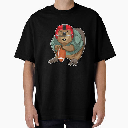 Beaver American Football T-Shirt - Novelty Apparel Men Women - T-Shirt, Sweatshirt, Hoodie