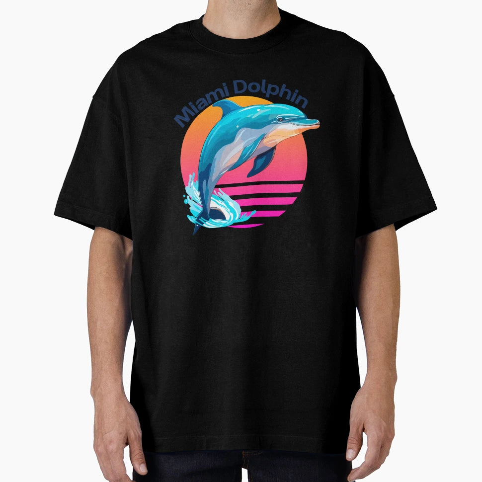 Swimming Creativity Miami Dolphin Pod T-Shirt - Casual Everyday Wear Unisex - T-Shirt, Sweatshirt, Hoodie