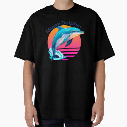 Swimming Creativity Miami Dolphin Pod T-Shirt - Casual Everyday Wear Unisex - T-Shirt, Sweatshirt, Hoodie