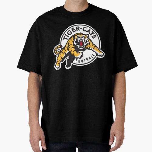 Hamilton Tiger Cats Cfl Logo T-Shirt - Fun Novelty Design for Adults - T-Shirt, Sweatshirt, Hoodie