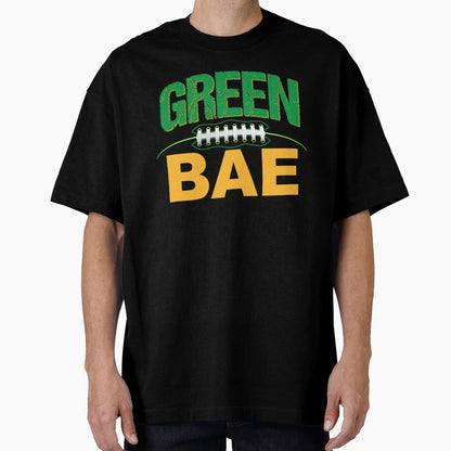 Green Bay Football Wisconsin Distressed T-Shirt - Trendy Graphic for Adults - T-Shirt, Sweatshirt, Hoodie