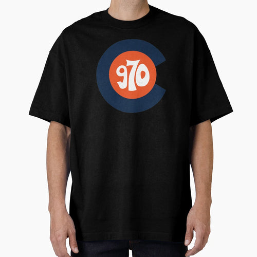 Hand Drawn Colorado Flag 970 Area T-Shirt - Casual Everyday Wear Unisex - T-Shirt, Sweatshirt, Hoodie