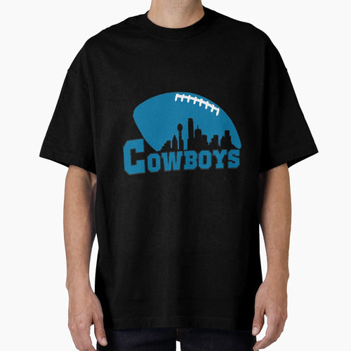 Dallas Football Skyline Fan Art T-Shirt - Streetwear Style Unisex - T-Shirt, Sweatshirt, Hoodie