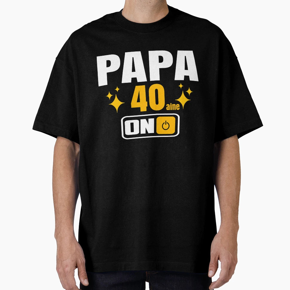 Dad 40 Years Old 40S Birthday T-Shirt - Novelty Apparel for Adults - T-Shirt, Sweatshirt, Hoodie