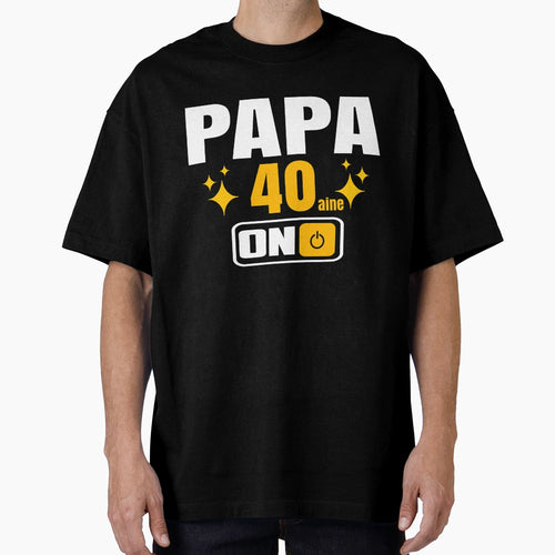 Dad 40 Years Old 40S Birthday T-Shirt - Novelty Apparel for Adults - T-Shirt, Sweatshirt, Hoodie