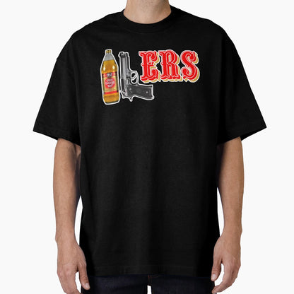 40 9 Ers 40Oz 9Mm T-Shirt - Trendy Graphic for Adults - T-Shirt, Sweatshirt, Hoodie