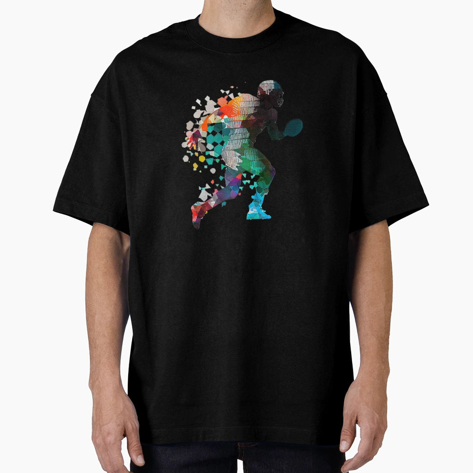 Painted Footballer T-Shirt - Casual Everyday Wear Men Women - T-Shirt, Sweatshirt, Hoodie