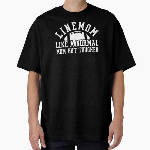 Linemom Like Normal Mom But Tougher T-Shirt - Minimalist Print Unisex - T-Shirt, Sweatshirt, Hoodie