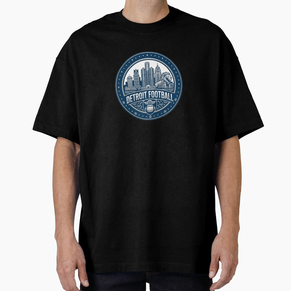 Detroit Lions T-Shirt - Minimalist Print Men Women - T-Shirt, Sweatshirt, Hoodie