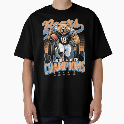 Chicago Bears Nfc North Champions T-Shirt - Unique Graphic Men Women - T-Shirt, Sweatshirt, Hoodie