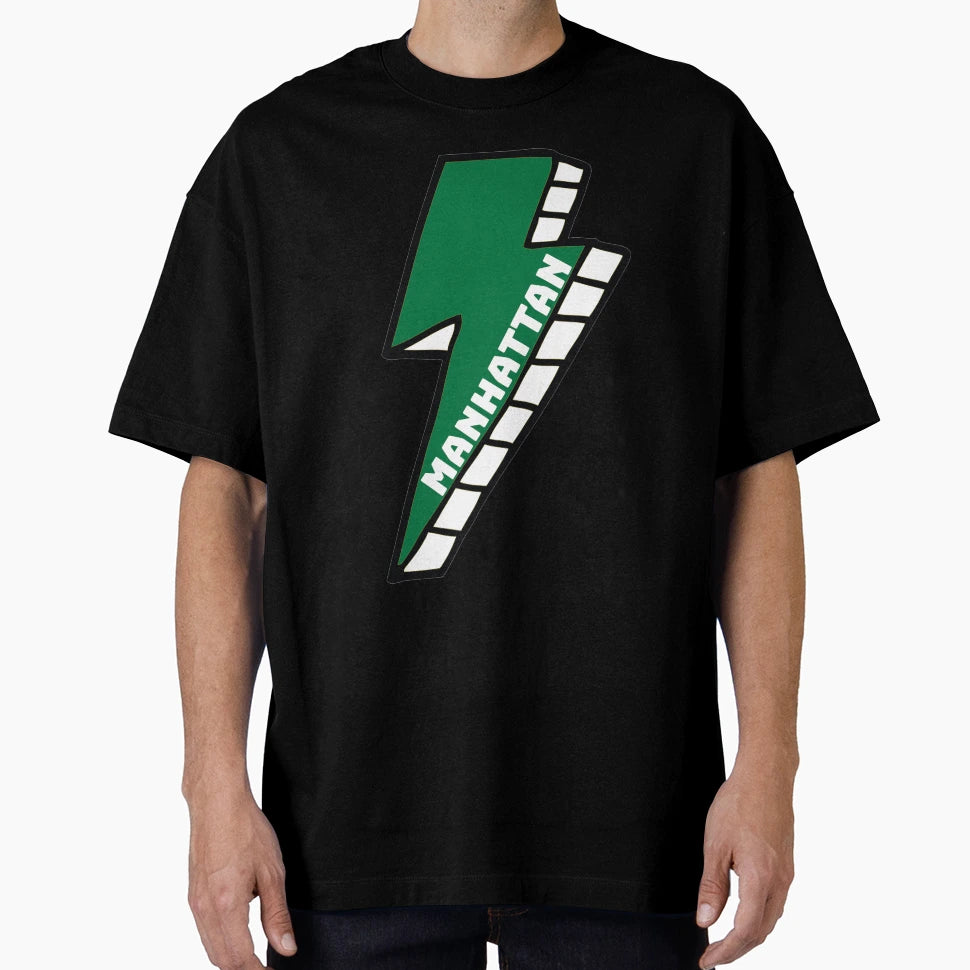 Manhattan College Lightning Bolt T-Shirt - Aesthetic Graphic Men Women - T-Shirt, Sweatshirt, Hoodie