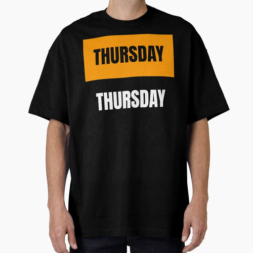 Thursday Pattern Orange And Black T-Shirt - Custom Art Print for Adults - T-Shirt, Sweatshirt, Hoodie