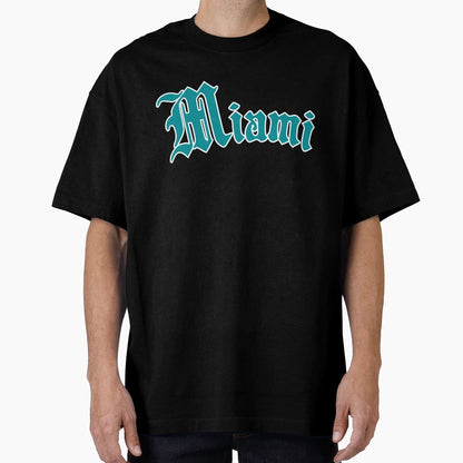 Miami Florida Throwback Hometown T-Shirt - Streetwear Style Men Women - T-Shirt, Sweatshirt, Hoodie