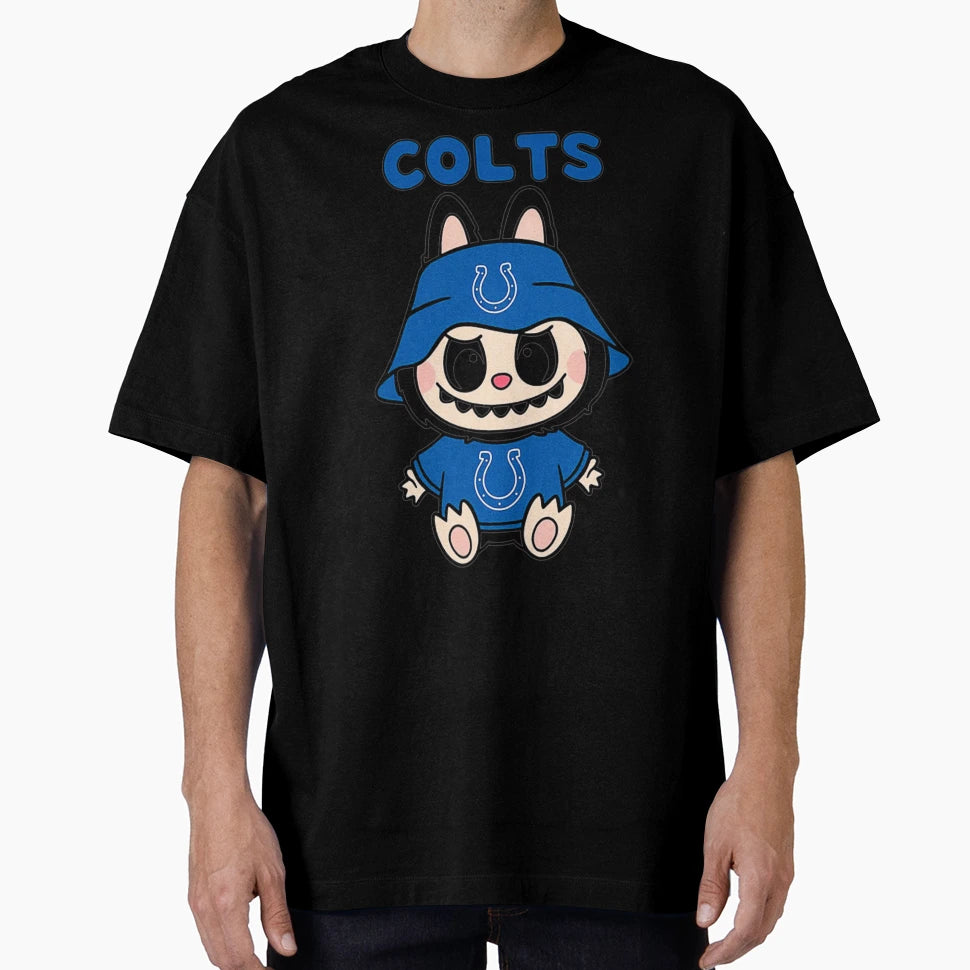 Labubu Football Colts T-Shirt - Fun Novelty Design Men Women - T-Shirt, Sweatshirt, Hoodie