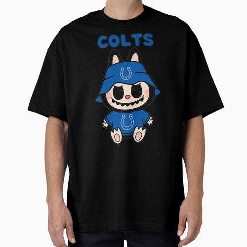 Labubu Football Colts T-Shirt - Fun Novelty Design Men Women - T-Shirt, Sweatshirt, Hoodie