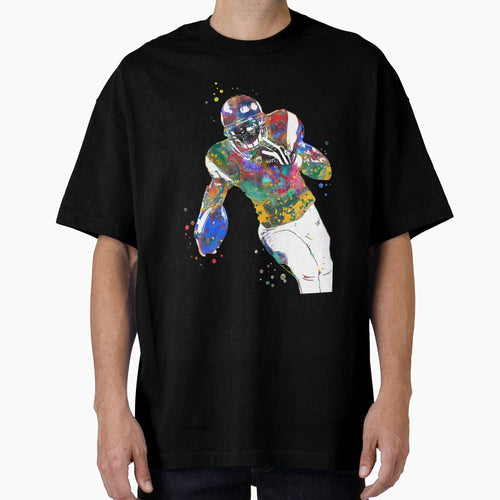 American Football Player T-Shirt - Custom Art Print Unisex - T-Shirt, Sweatshirt, Hoodie