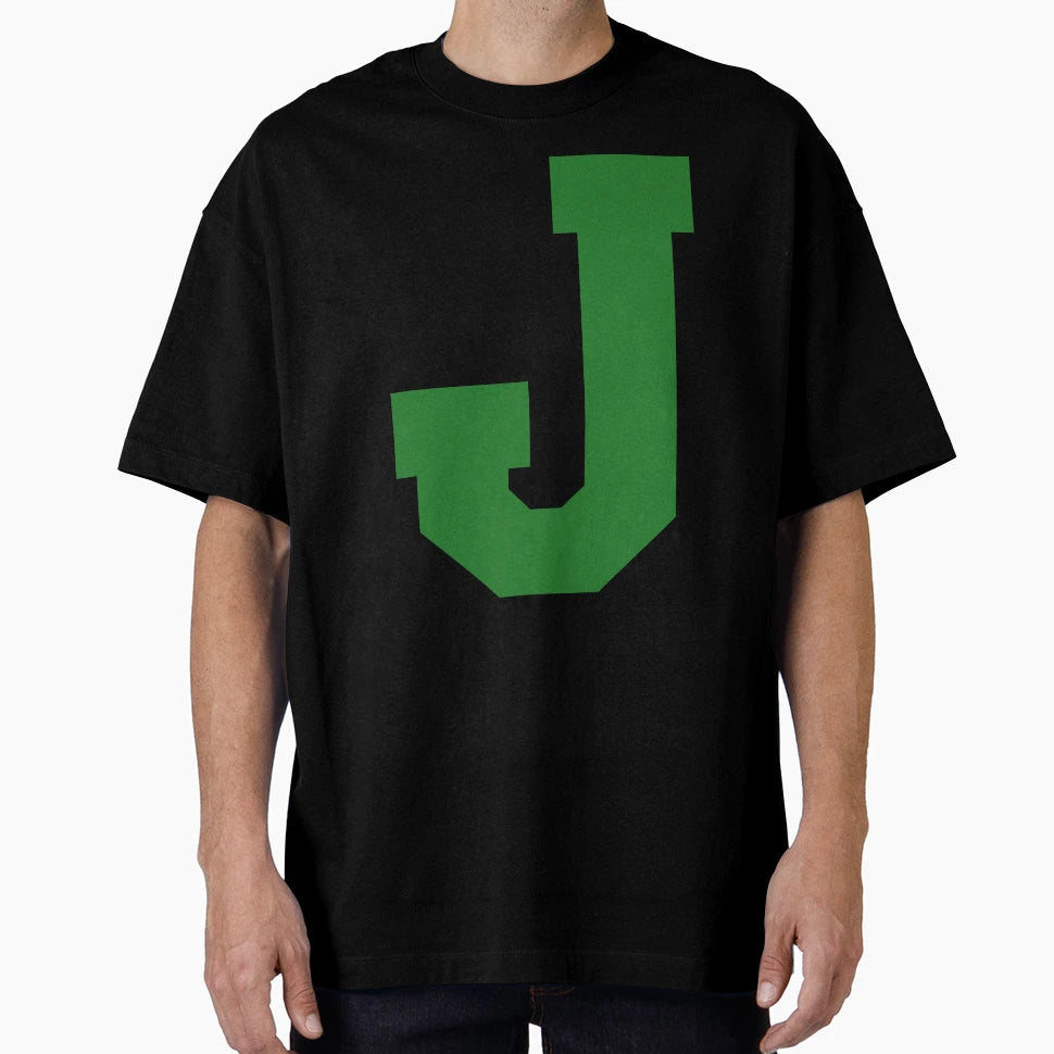 Alphabet Green J Sports Letter J T-Shirt - Fun Novelty Design Unisex - T-Shirt, Sweatshirt, Hoodie