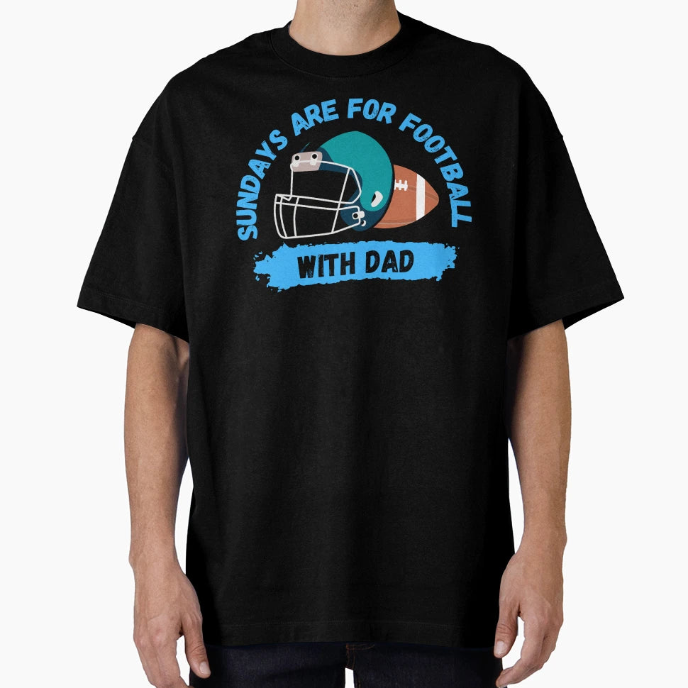 Sundays Are Football Dad T-Shirt - Minimalist Print Unisex - T-Shirt, Sweatshirt, Hoodie