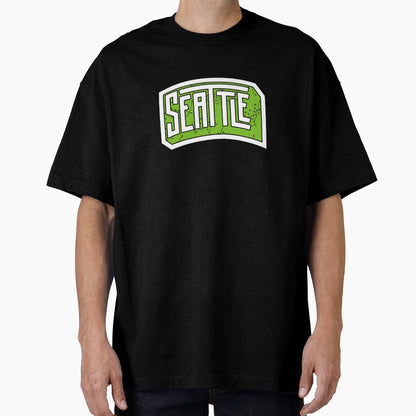 Seattle Football City Word Art T-Shirt - Trendy Graphic Unisex - T-Shirt, Sweatshirt, Hoodie