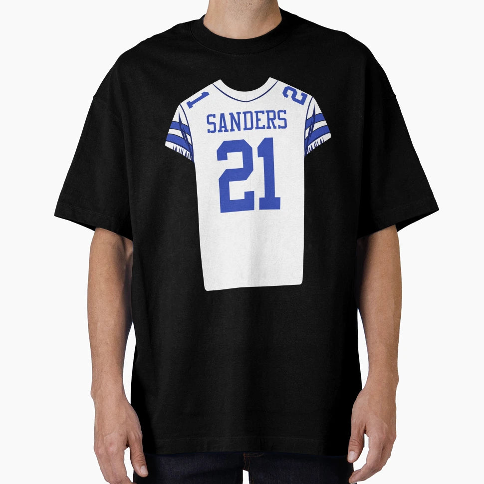 Deion Sanders 21 Jersey T-Shirt - Trendy Graphic Men Women - T-Shirt, Sweatshirt, Hoodie