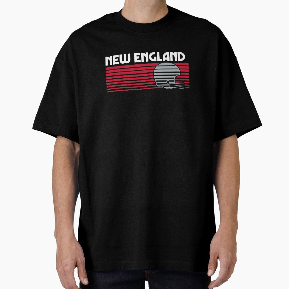 New England Football Helmet Game T-Shirt - Casual Everyday Wear Men Women - T-Shirt, Sweatshirt, Hoodie