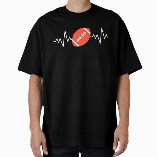 Football Heartbeat T-Shirt - Trendy Graphic Men Women - T-Shirt, Sweatshirt, Hoodie