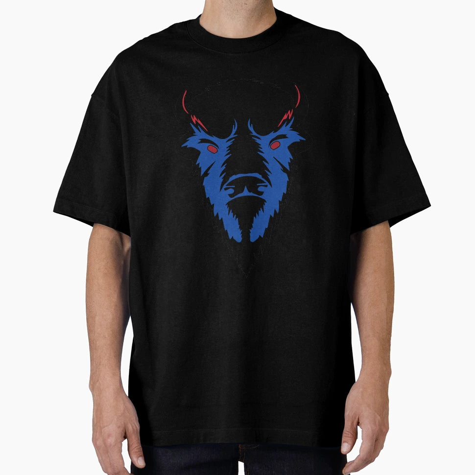 Buffalo Head Buffalo Bills Team Colors T-Shirt - Unique Graphic Men Women - T-Shirt, Sweatshirt, Hoodie