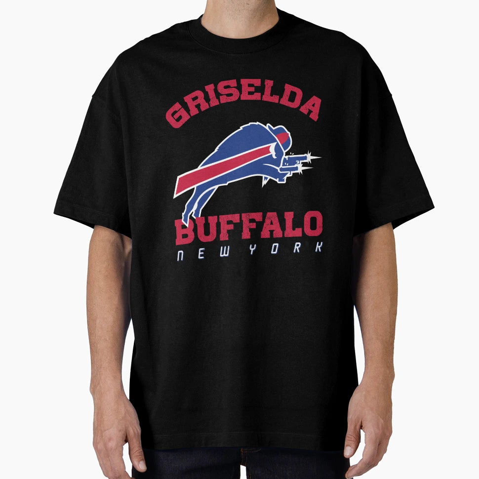 Gris Buffalo T-Shirt - Custom Art Print Men Women - T-Shirt, Sweatshirt, Hoodie