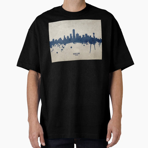 Dallas Texas Skyline T-Shirt - Novelty Apparel for Adults - T-Shirt, Sweatshirt, Hoodie