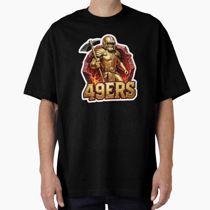 San Francisco 49Ers Football Decal T-Shirt - Aesthetic Graphic for Adults - T-Shirt, Sweatshirt, Hoodie