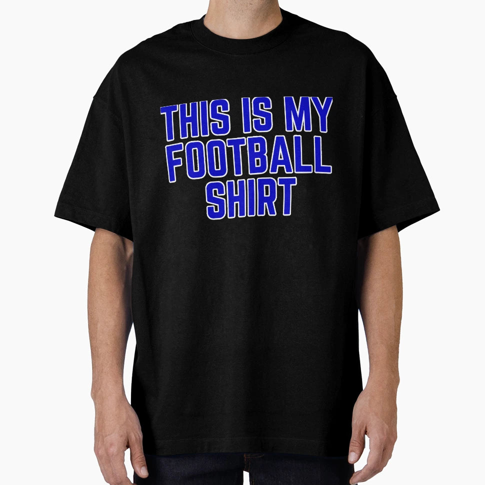 Football Team Color Red Blue Gameday T-Shirt - Trendy Graphic Men Women - T-Shirt, Sweatshirt, Hoodie