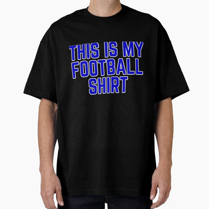 Football Team Color Red Blue Gameday T-Shirt - Trendy Graphic Men Women - T-Shirt, Sweatshirt, Hoodie