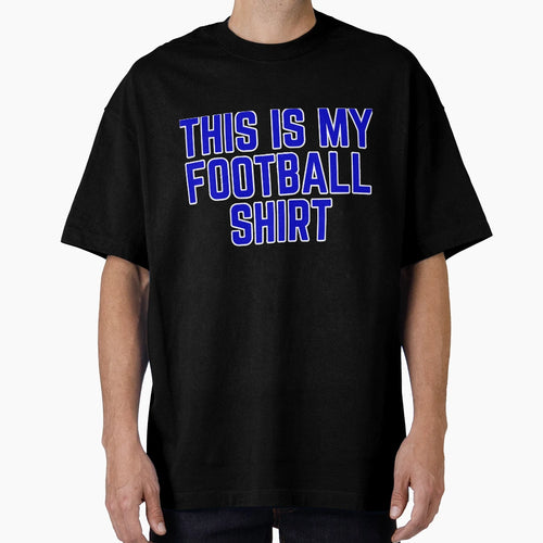 Football Team Color Red Blue Gameday T-Shirt - Trendy Graphic Men Women - T-Shirt, Sweatshirt, Hoodie