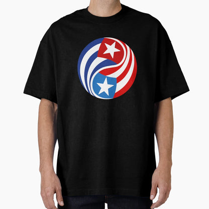 Puerto Rican And Cuban Flags T-Shirt - Trendy Graphic Men Women - T-Shirt, Sweatshirt, Hoodie