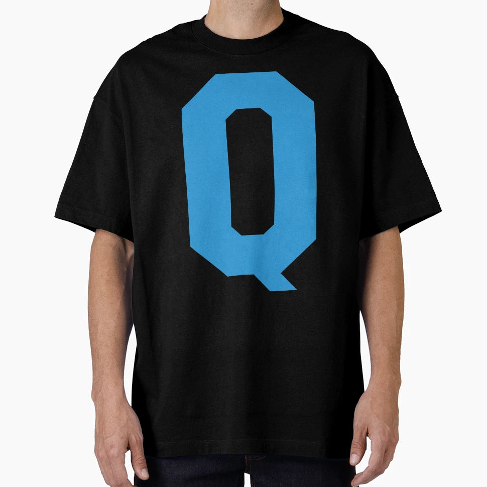 Alphabet Blue Q Sports Letter Q T-Shirt - Unique Graphic Men Women - T-Shirt, Sweatshirt, Hoodie