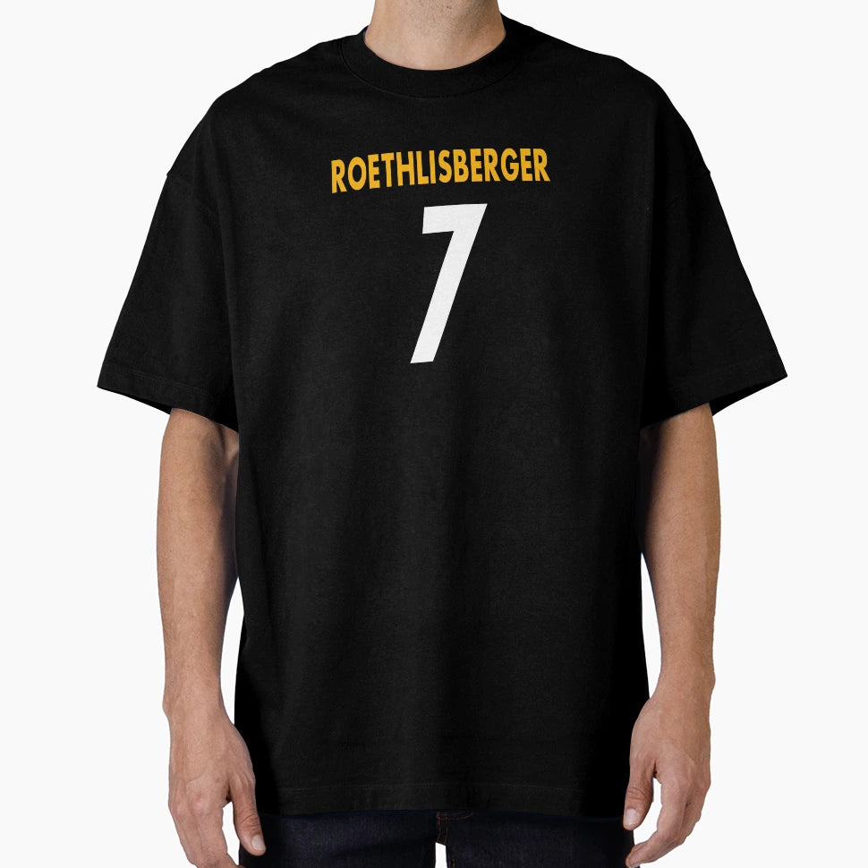 Pittsburgh Big Ben Qb 7 T-Shirt - Novelty Apparel for Adults - T-Shirt, Sweatshirt, Hoodie