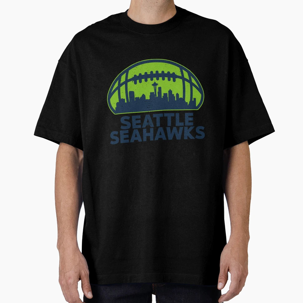 Seattle Super Seahawks Sonics Faded T-Shirt - Casual Everyday Wear Unisex - T-Shirt, Sweatshirt, Hoodie