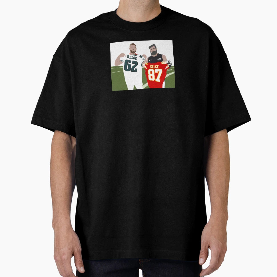 Kelce Jersey Swap T-Shirt - Graphic Print for Adults - T-Shirt, Sweatshirt, Hoodie