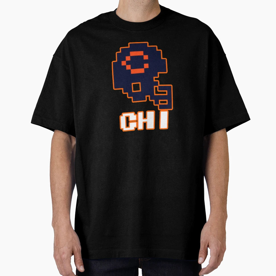 Chicago Football Tecmo Bowl And T-Shirt - Trendy Graphic Unisex - T-Shirt, Sweatshirt, Hoodie