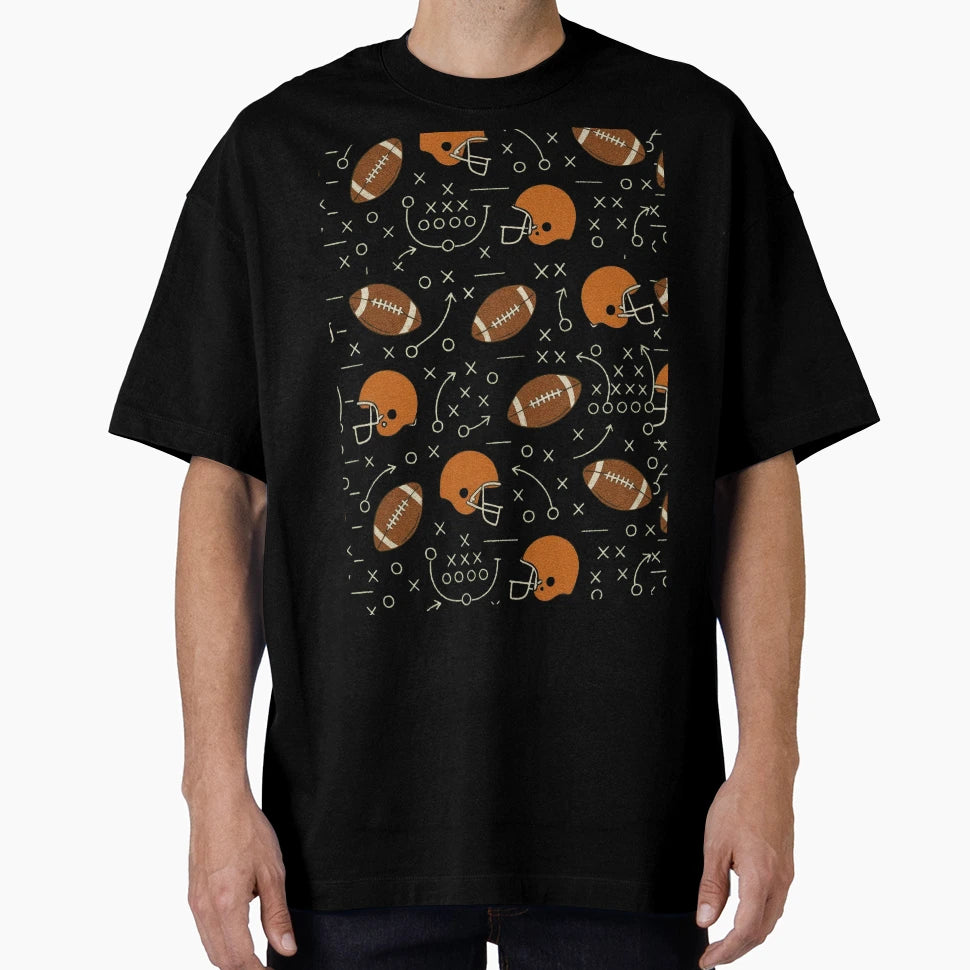 Football Helmets Plays T-Shirt - Fun Novelty Design Unisex - T-Shirt, Sweatshirt, Hoodie
