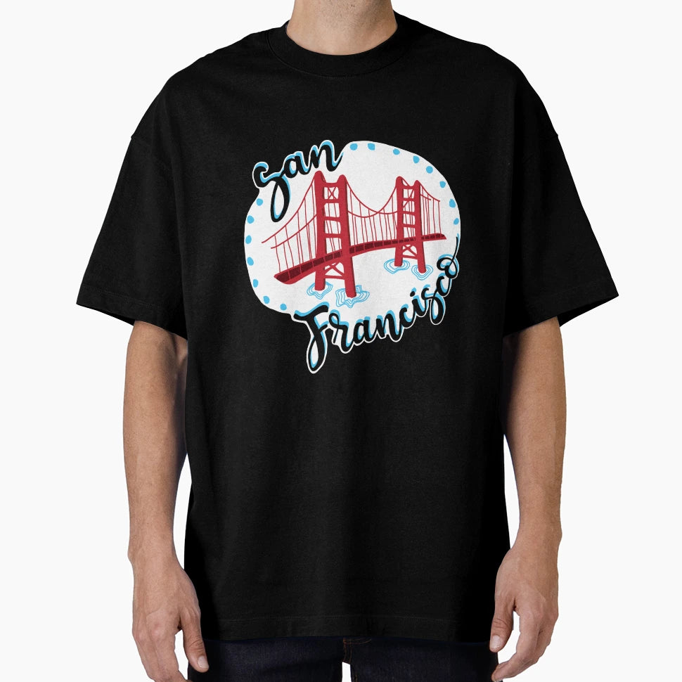 San Francisco Golden Gate Bridge T-Shirt - Novelty Apparel Men Women - T-Shirt, Sweatshirt, Hoodie