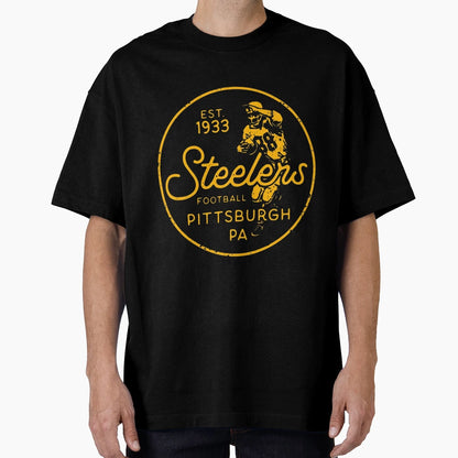 Black And Yellow Pittsburgh Fan T-Shirt - Graphic Print for Adults - T-Shirt, Sweatshirt, Hoodie