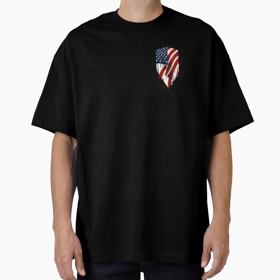 American Shield T-Shirt - Custom Art Print Unisex - T-Shirt, Sweatshirt, Hoodie