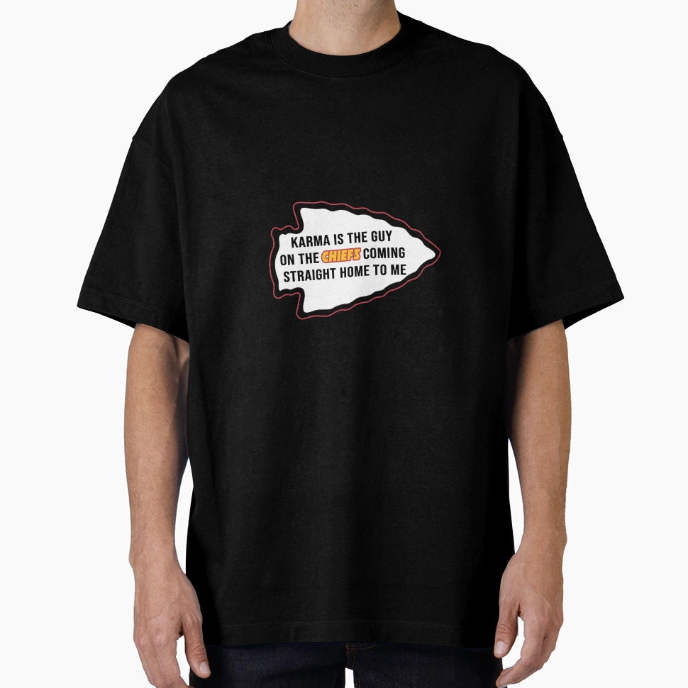Chiefs Karma Guy T-Shirt - Minimalist Print Unisex - T-Shirt, Sweatshirt, Hoodie