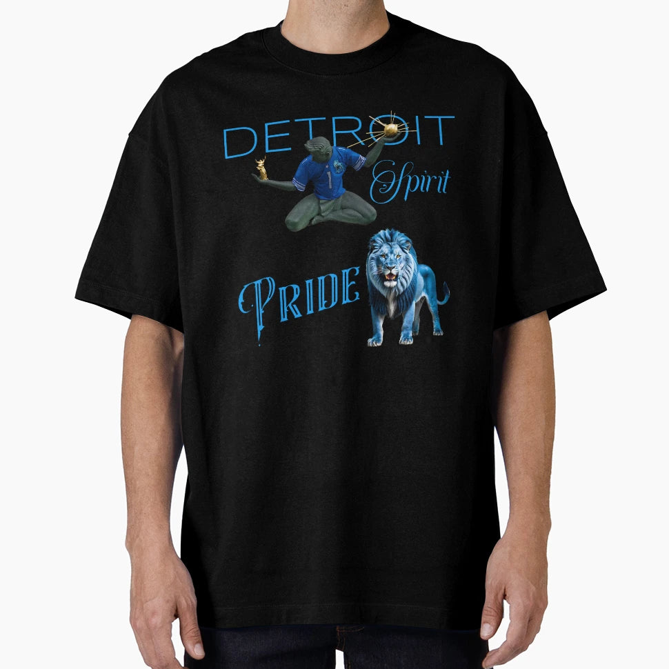 Detroit Spirit Pride T-Shirt - Minimalist Print Men Women - T-Shirt, Sweatshirt, Hoodie