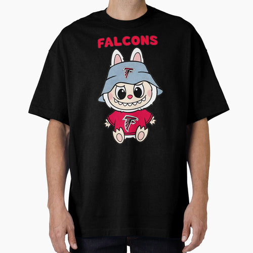 Funny Labubu Falcons Cartoon Art T-Shirt - Casual Everyday Wear Men Women - T-Shirt, Sweatshirt, Hoodie