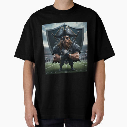 Mini Black Pirate Iconic Sports T-Shirt - Casual Everyday Wear Unisex - T-Shirt, Sweatshirt, Hoodie