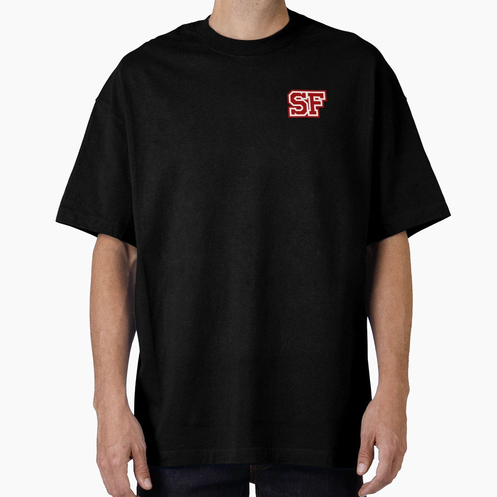 San Francisco Helmet Face Mask T-Shirt - Graphic Print for Adults - T-Shirt, Sweatshirt, Hoodie