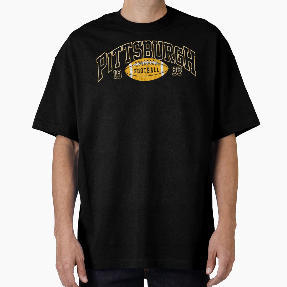 Pittsburgh Football Varsity T-Shirt - Streetwear Style for Adults - T-Shirt, Sweatshirt, Hoodie