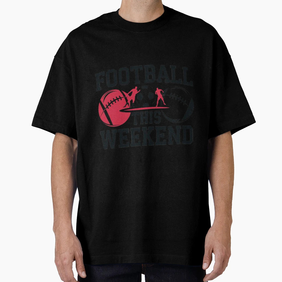 Football This Weekend Bold Modern T-Shirt - Custom Art Print Unisex - T-Shirt, Sweatshirt, Hoodie